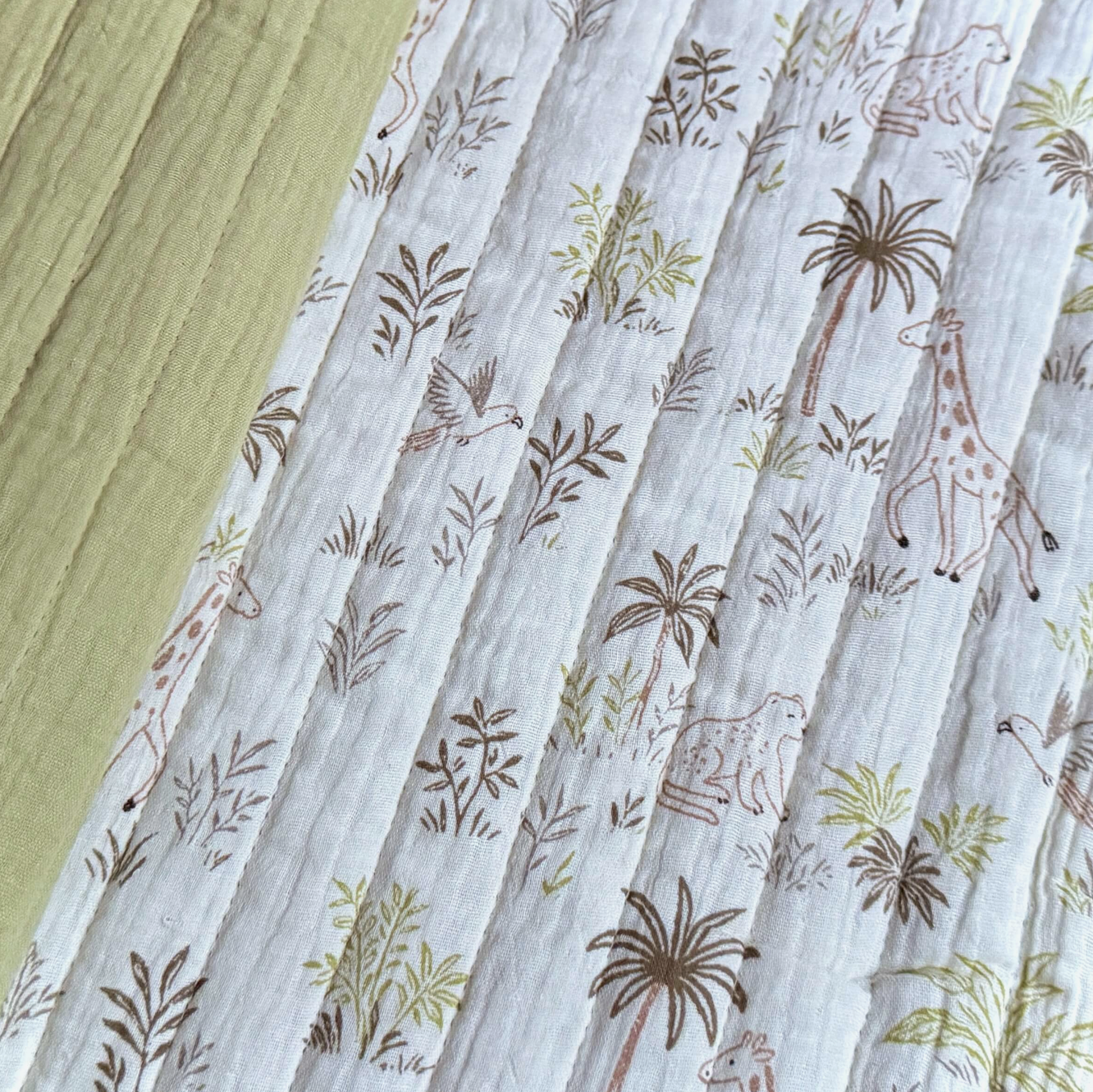 Tissu Tissu matelassé Savane