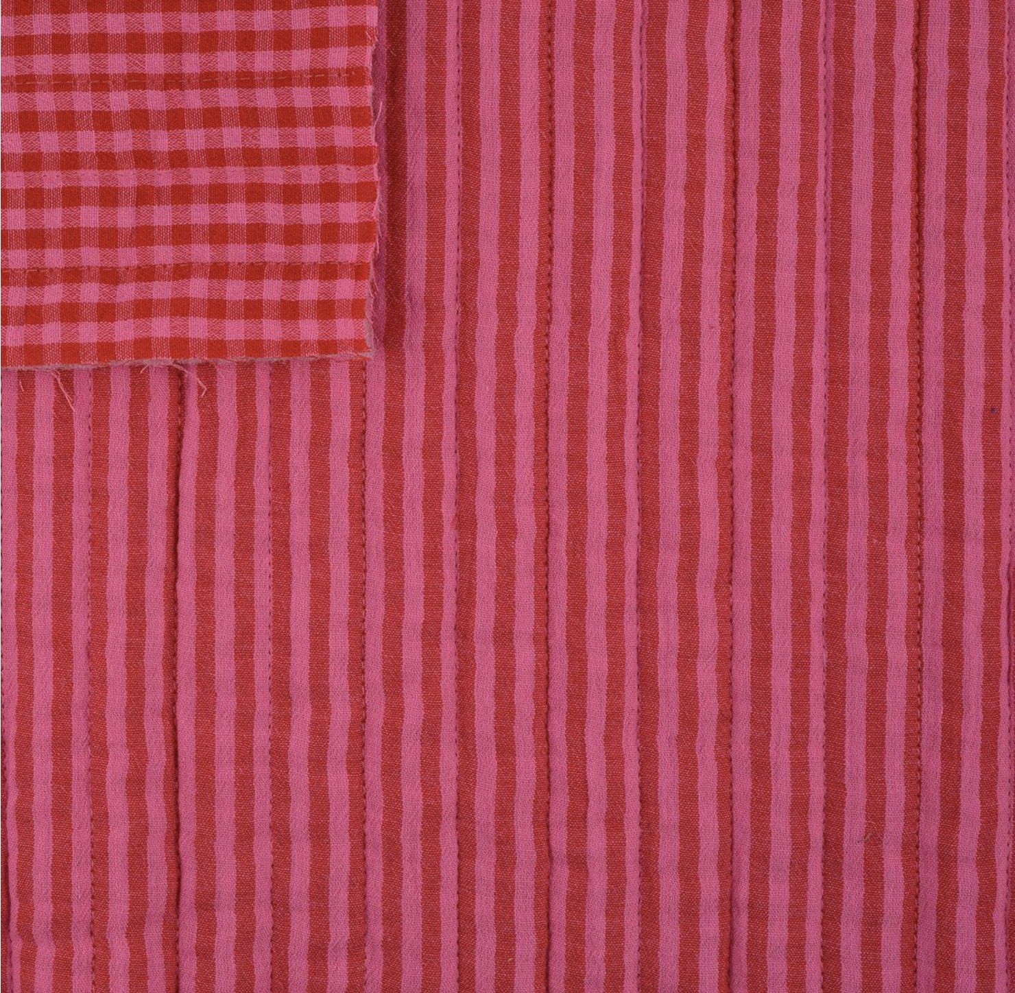 Tissu Tissu matelassé Vichy & rayures