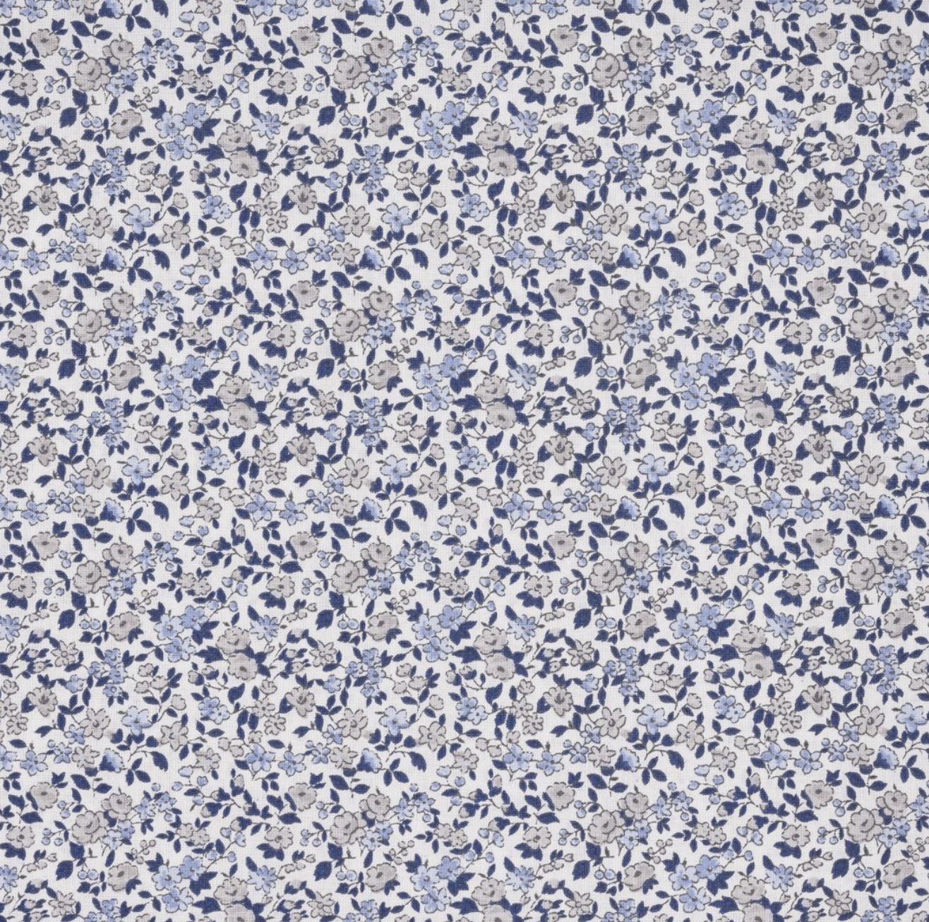 Tissu Tissu Léonie bleu